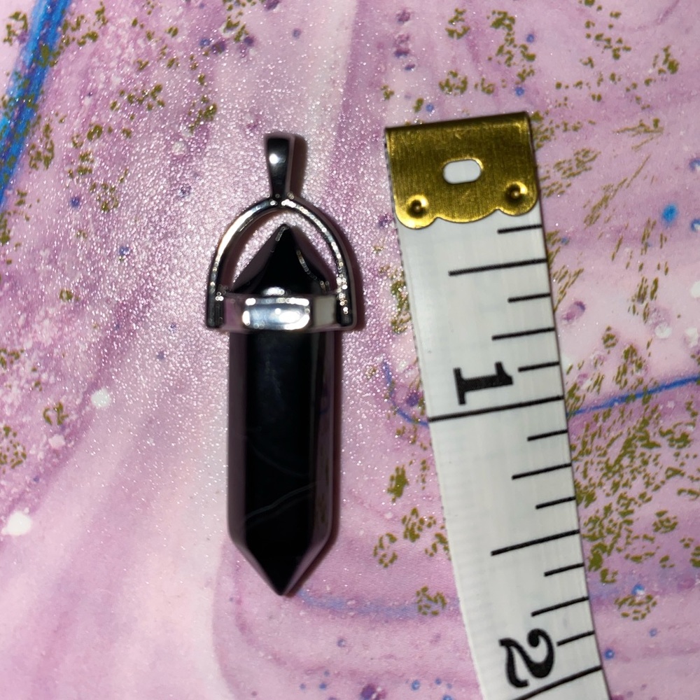 Obsidian Point Pendant - Picture 2 of 3